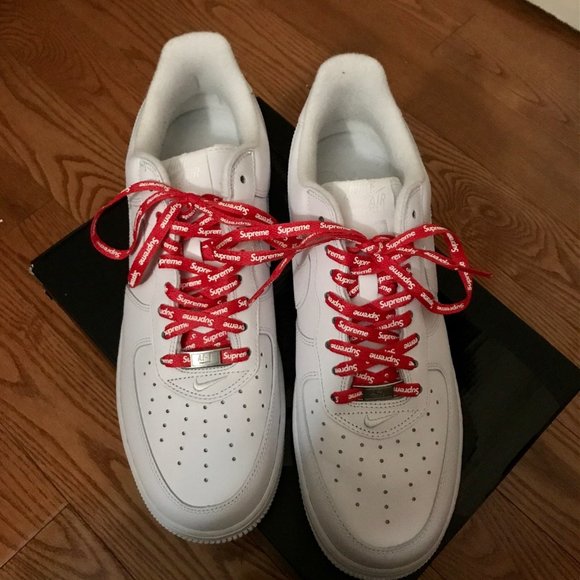 NEW Supreme Air Force 1 (White) Size 11 - Picture 2 of 5